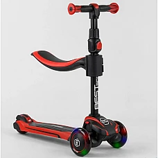 Триколісний самокат 3 в 1 Best Scooter JS-10711 Червоний