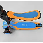 Триколісний самокат 3 в 1 Best Scooter JS-30918 Помаранчево-блакитний