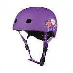 Захисний шолом Micro - Фіолетовий з квітами (48–53 cm, S) (AC2137BX)