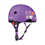 Захисний шолом Micro - Фіолетовий з квітами (48–53 cm, S) (AC2137BX)