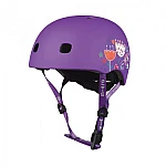 Защитный шлем Micro - Фиолетовый с цветами (52-56 cm, M) (AC2138BX)