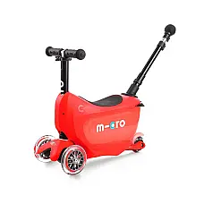 Самокат Micro серії Mini2go Deluxe Plus - Червоний (MMD032)