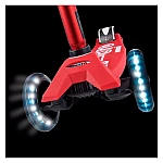 Самокат Micro складаний серії Maxi Deluxe LED - Червоний (MMD068)