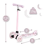 Детский самокат Mini MoMi Weendy Pink dream