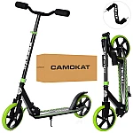 Детский самокат iTrike SR 2-010-10-B-GR Черный с зеленым