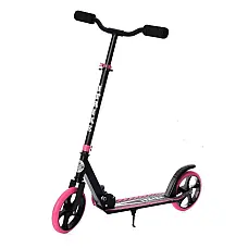Детский самокат iTrike SR 2-010-10-B-P Черный с розовым