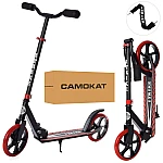 Дитячий самокат iTrike SR 2-010-10-B-R Чорний з червоним