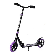 Детский самокат iTrike SR 2-010-10-B-V Черный с фиолетовым