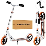 Детский самокат iTrike SR 2-010-10-W-OR Белый с оранжевым