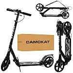 Дорослий самокат з дисковим гальмом iTrike SR 2-018-11-B1 Чорний