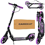 Взрослый самокат с дисковым тормозом iTrike SR 2-018-11-BV Фиолетовый