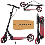 Детский самокат с ручным тормозом iTrike SR 2-049-1-BR Красный