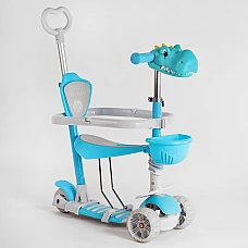 Дитячий самокат із захисним бампером 5 в 1 Best Scooter S-810