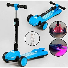 Складной самокат с парогенератором Best Scooter LT-10635 Сини