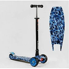 Детский трехколесный самокат Best Scooter Maxi S-10881 Синий