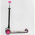 Дитячий триколісний самокат Best Scooter Maxi S-11304 Рожевий