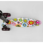 Дитячий триколісний самокат Best Scooter Maxi S-11809 Темно-рожевий