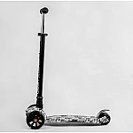 Дитячий триколісний самокат Best Scooter Maxi S-12208 Чорний
