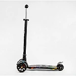 Триколісний самокат зі знімним кермом Best Scooter Maxi S-11055 Чорний