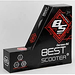 Трюковий самокат з принтом Best Scooter BS-99600 Біло-сірий