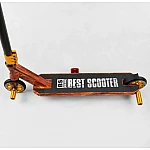 Трюковий самокат з принтом Best Scooter BS-77225 Помаранчевий