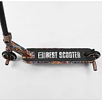 Трюковый самокат с принтом Best Scooter BS-77350 Черный