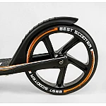 Двоколісний самокат із фарою Best Scooter Помаранчевий (79740)