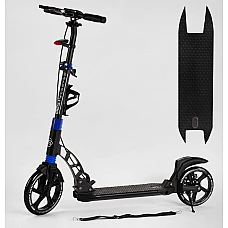 Двоколісний самокат з фарою та двома амортизатором Best Scoot