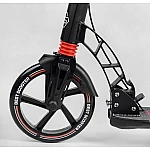 Двоколісний самокат з фарою та двома амортизаторами Best Scooter 60054-R Червоний