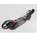 Двоколісний самокат з фарою та двома амортизаторами Best Scooter 60054-R Червоний