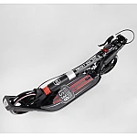Двоколісний самокат з фарою та амортизатором Best Scooter L-21044 Червоний