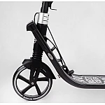 Двоколісний самокат з фарою та амортизатором Best Scooter L-36375 Чорний