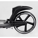 Двоколісний самокат з фарою та амортизатором Best Scooter L-36375 Чорний