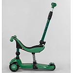 Триколісний самокат-велобіг 3 в 1 Best Scooter BS-78812 Зелений