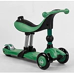 Триколісний самокат-велобіг 3 в 1 Best Scooter BS-78812 Зелений