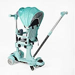 Детский самокат 5 в 1 Skyper BL-94617 Бирюзовый