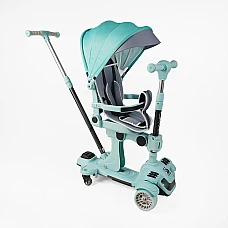 Дитячий самокат 5 в 1 Skyper BL-94617 Бірюзовий