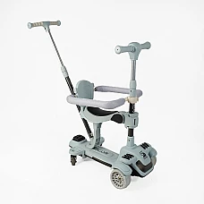 Дитячий самокат 5 в 1 Skyper BT-75288 Сірий