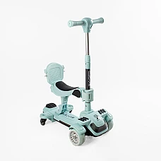 Дитячий самокат 5 в 1 Skyper BT-12240 Бірюзовий