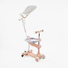 Дитячий самокат 5 в 1 Skyper BT-39904 Рожевий