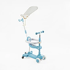 Дитячий самокат 5 в 1 Skyper BT-41722 Блакитний
