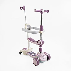 Дитячий самокат 5 в 1 Skyper GH-31692 Рожевий