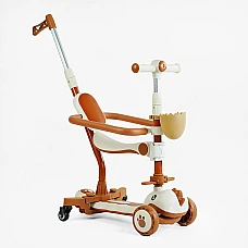 Дитячий самокат 5 в 1 Skyper GL-09077 Коричневий