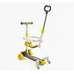 Дитячий самокат 5 в 1 Skyper J-69300 Жовтий