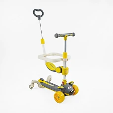 Дитячий самокат 5 в 1 Skyper J-69300 Жовтий