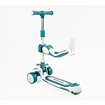 Детский самокат 3 в 1 Skyper MY-6722 Бирюзовый