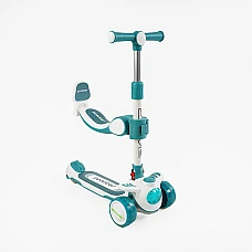 Детский самокат 3 в 1 Skyper MY-6722 Бирюзовый