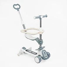 Дитячий самокат 5 в 1 Skyper New Force FL-80540 Сірий