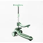 Дитячий самокат 3 в 1 Skyper Q-2330-10 Зелений