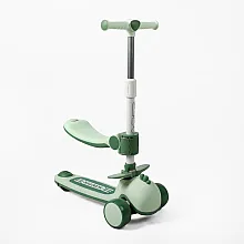 Дитячий самокат 3 в 1 Skyper Q-2330-10 Зелений